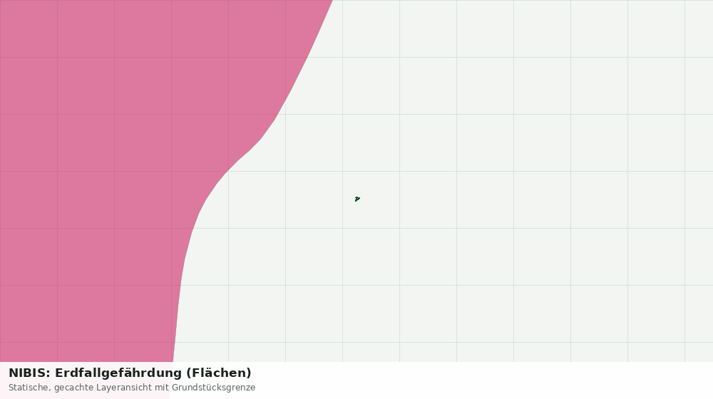Statische Kartenansicht: NIBIS: Erdfallgefährdung (Flächen)