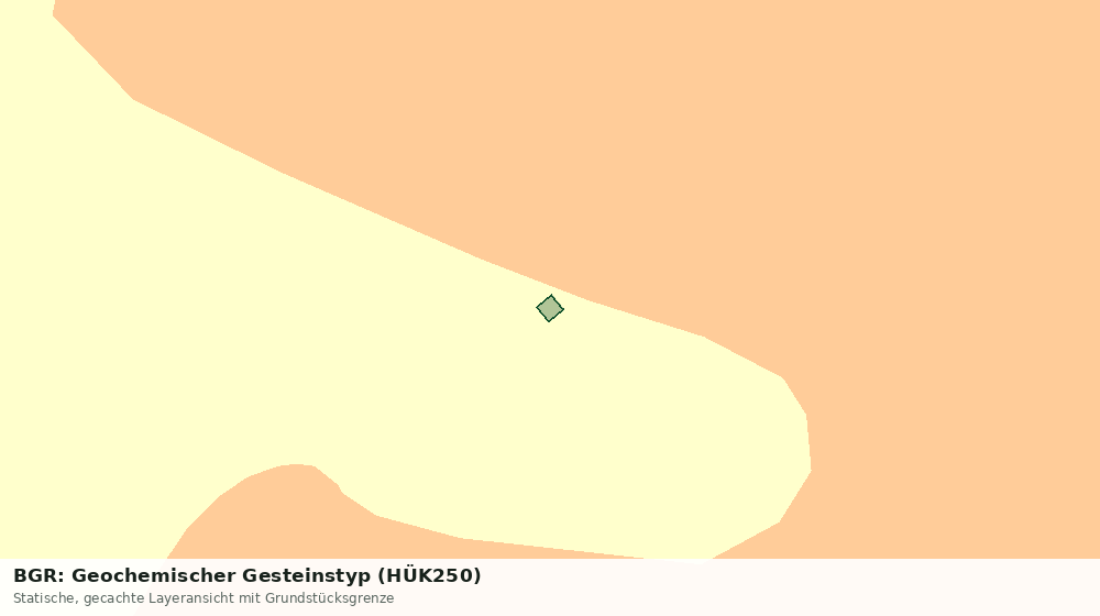 Statische Kartenansicht: BGR: Geochemischer Gesteinstyp (HÜK250)