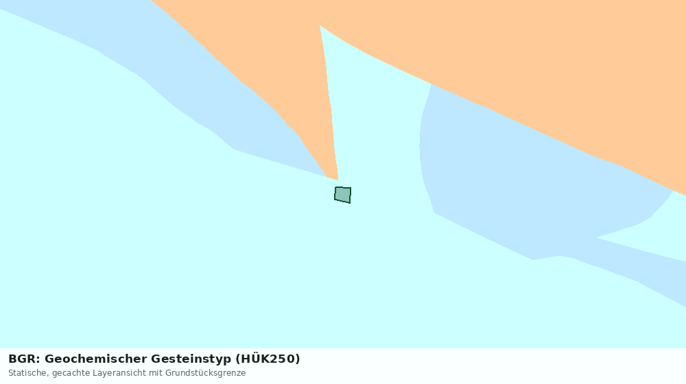 Statische Kartenansicht: BGR: Geochemischer Gesteinstyp (HÜK250)