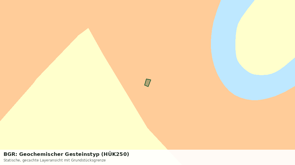 Statische Kartenansicht: BGR: Geochemischer Gesteinstyp (HÜK250)