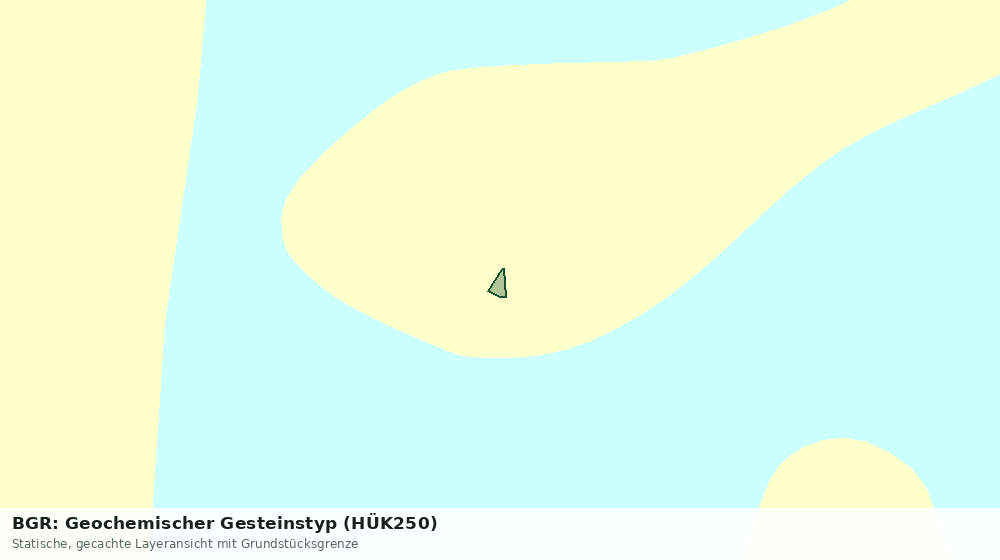 Statische Kartenansicht: BGR: Geochemischer Gesteinstyp (HÜK250)