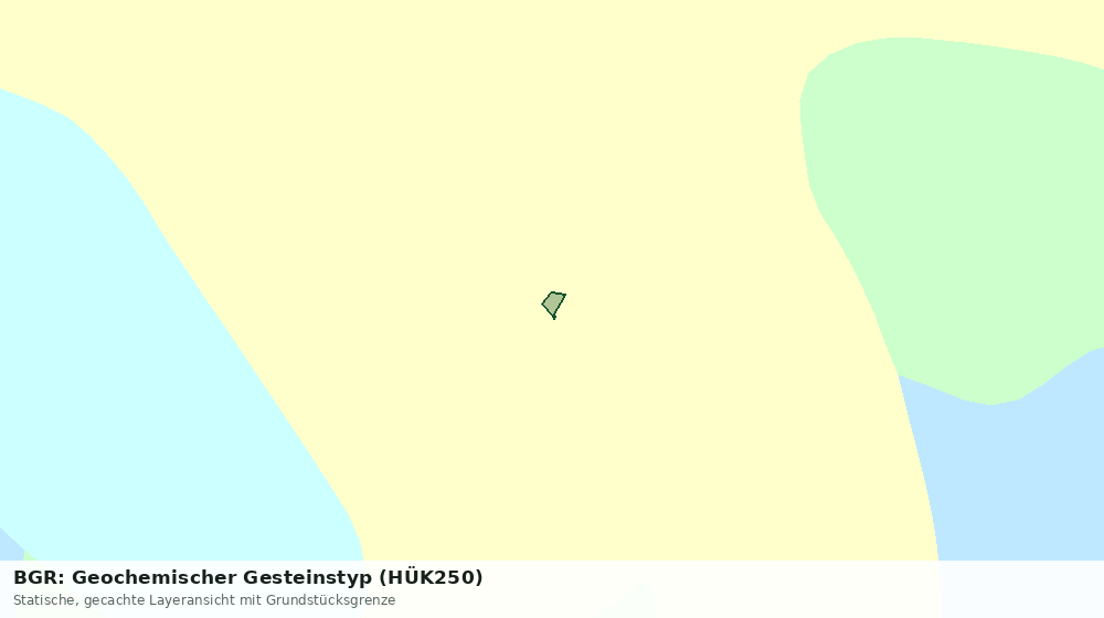 Statische Kartenansicht: BGR: Geochemischer Gesteinstyp (HÜK250)