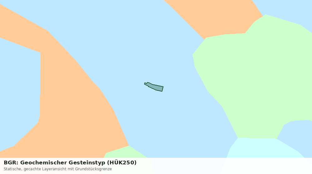 Statische Kartenansicht: BGR: Geochemischer Gesteinstyp (HÜK250)