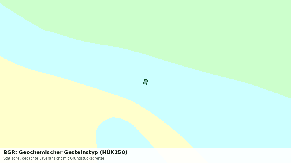 Statische Kartenansicht: BGR: Geochemischer Gesteinstyp (HÜK250)