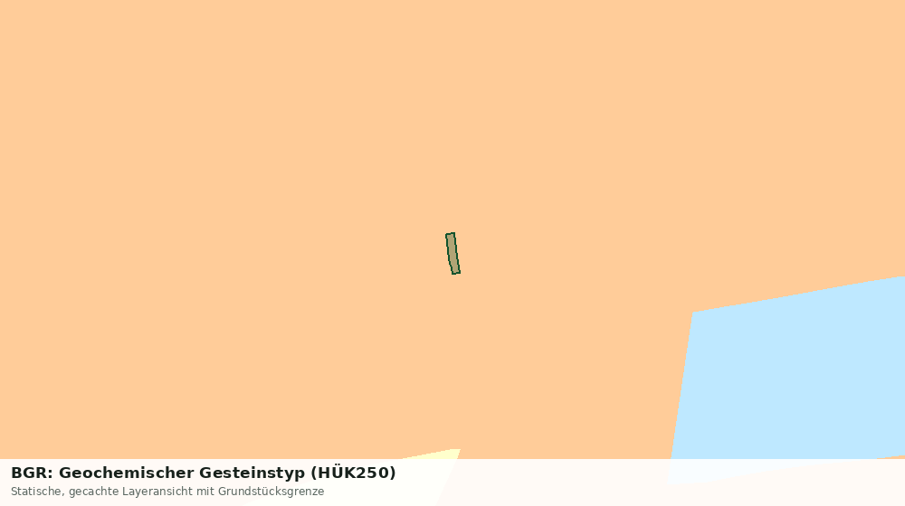 Statische Kartenansicht: BGR: Geochemischer Gesteinstyp (HÜK250)