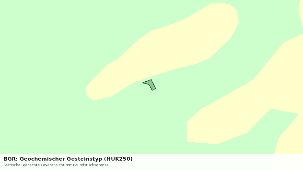 Statische Kartenansicht: BGR: Geochemischer Gesteinstyp (HÜK250)
