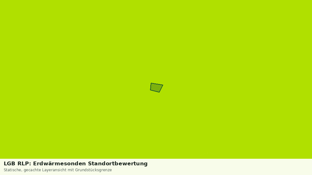 Statische Kartenansicht: LGB RLP: Erdwärmesonden Standortbewertung