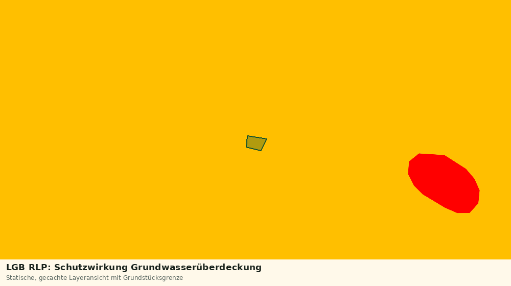 Statische Kartenansicht: LGB RLP: Schutzwirkung Grundwasserüberdeckung