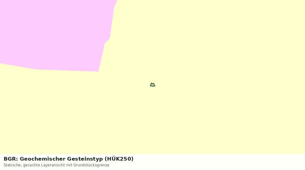 Statische Kartenansicht: BGR: Geochemischer Gesteinstyp (HÜK250)