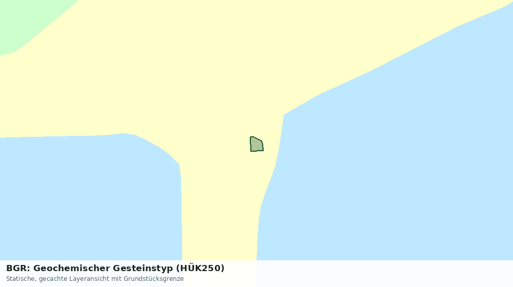 Statische Kartenansicht: BGR: Geochemischer Gesteinstyp (HÜK250)