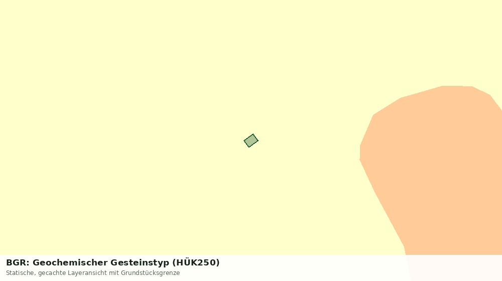 Statische Kartenansicht: BGR: Geochemischer Gesteinstyp (HÜK250)