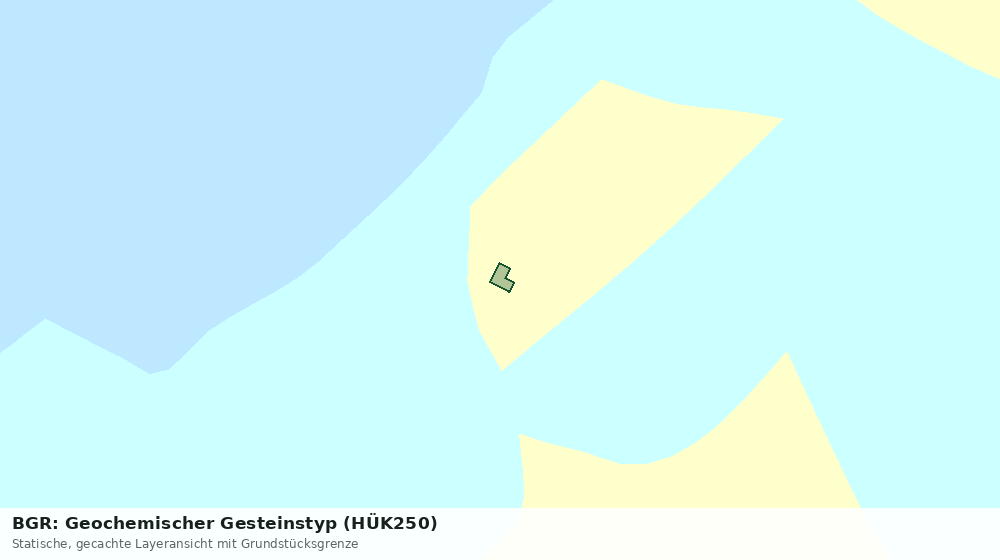 Statische Kartenansicht: BGR: Geochemischer Gesteinstyp (HÜK250)