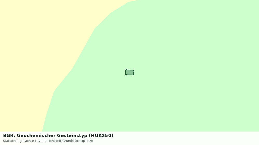 Statische Kartenansicht: BGR: Geochemischer Gesteinstyp (HÜK250)