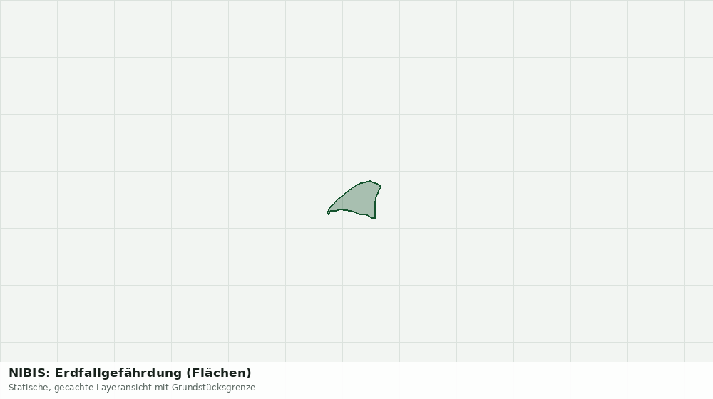 Statische Kartenansicht: NIBIS: Erdfallgefährdung (Flächen)