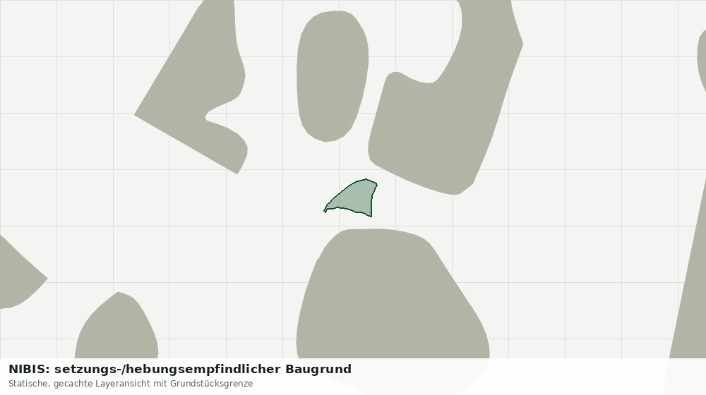 Statische Kartenansicht: NIBIS: setzungs-/hebungsempfindlicher Baugrund