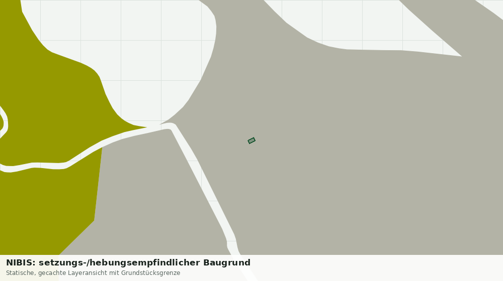 Statische Kartenansicht: NIBIS: setzungs-/hebungsempfindlicher Baugrund
