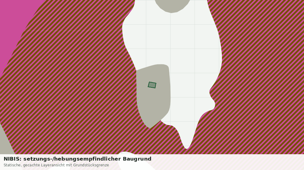 Statische Kartenansicht: NIBIS: setzungs-/hebungsempfindlicher Baugrund