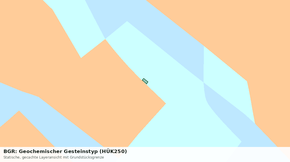 Statische Kartenansicht: BGR: Geochemischer Gesteinstyp (HÜK250)