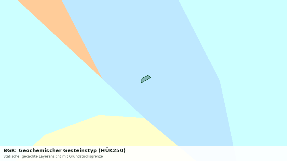 Statische Kartenansicht: BGR: Geochemischer Gesteinstyp (HÜK250)