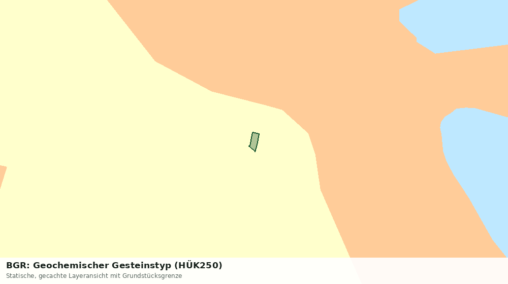 Statische Kartenansicht: BGR: Geochemischer Gesteinstyp (HÜK250)