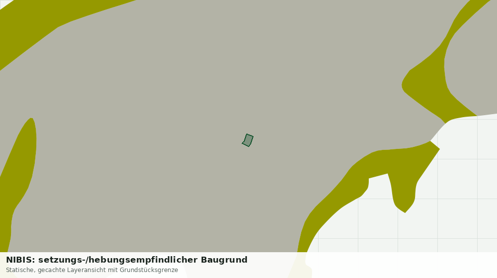 Statische Kartenansicht: NIBIS: setzungs-/hebungsempfindlicher Baugrund