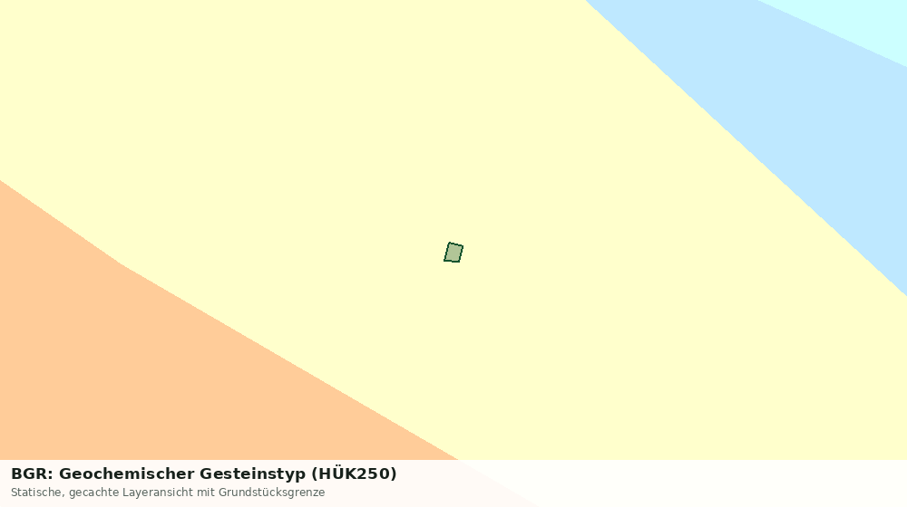 Statische Kartenansicht: BGR: Geochemischer Gesteinstyp (HÜK250)