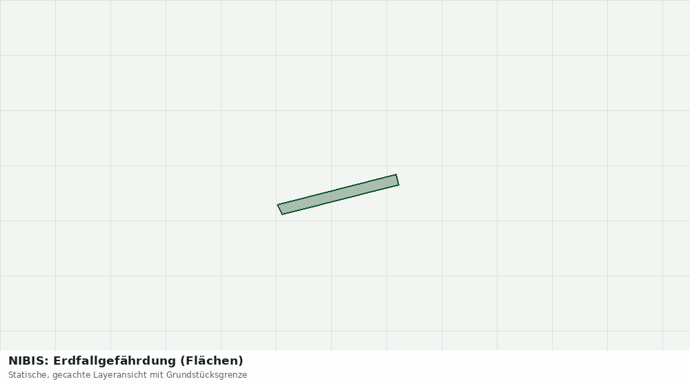 Statische Kartenansicht: NIBIS: Erdfallgefährdung (Flächen)