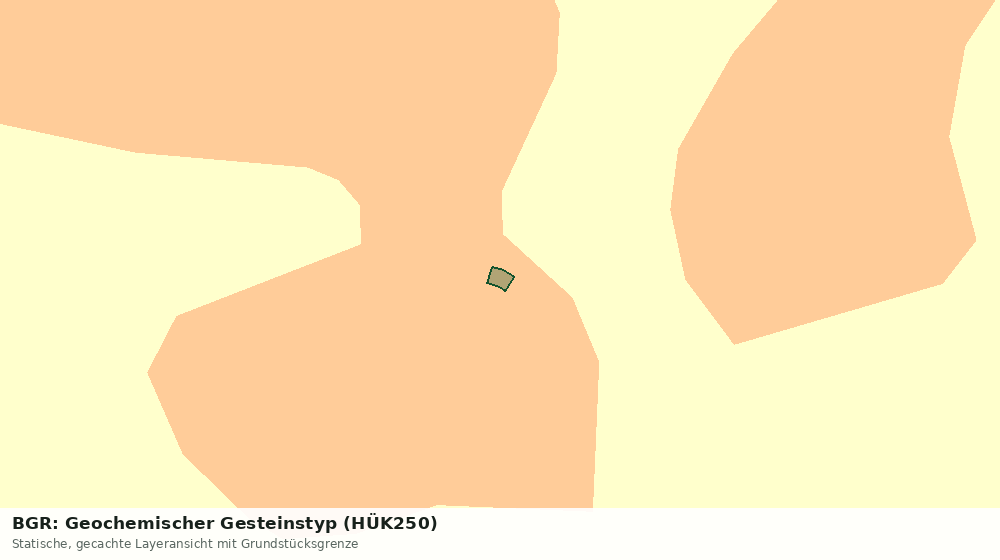 Statische Kartenansicht: BGR: Geochemischer Gesteinstyp (HÜK250)