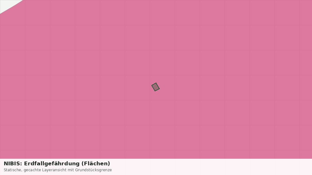 Statische Kartenansicht: NIBIS: Erdfallgefährdung (Flächen)