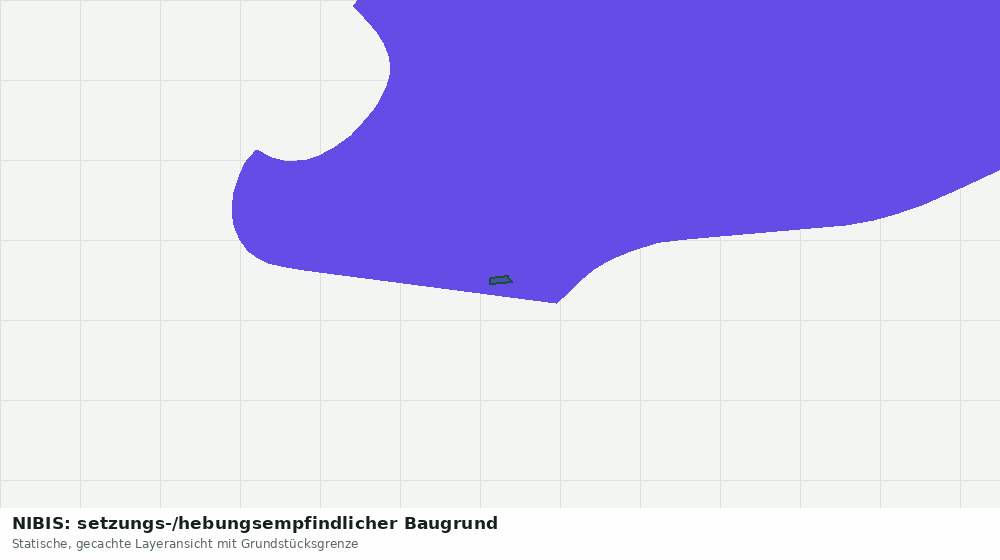 Statische Kartenansicht: NIBIS: setzungs-/hebungsempfindlicher Baugrund