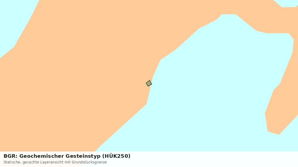 Statische Kartenansicht: BGR: Geochemischer Gesteinstyp (HÜK250)