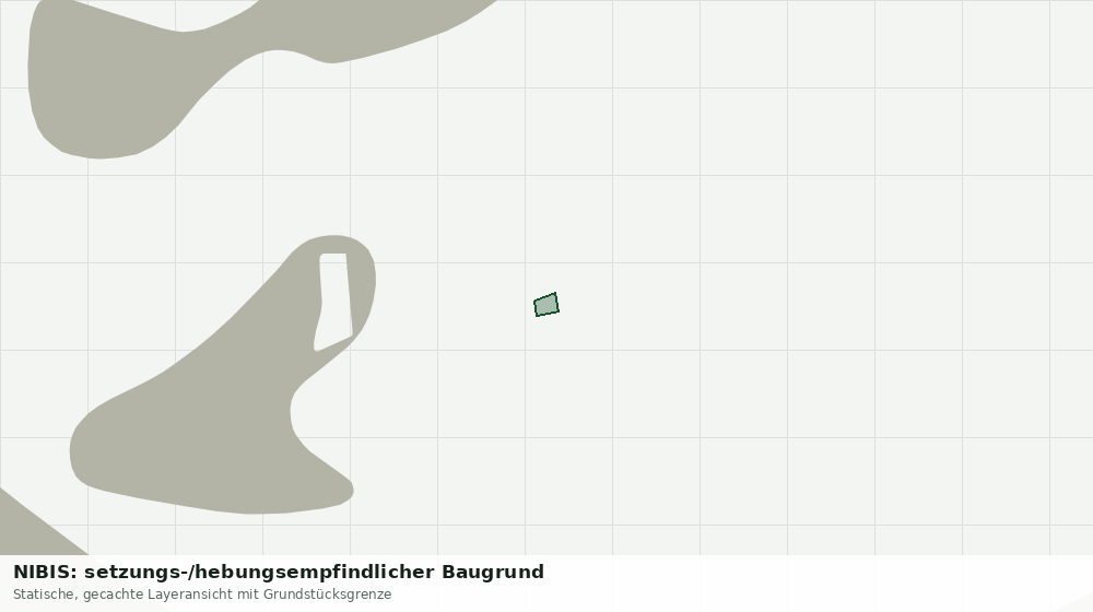 Statische Kartenansicht: NIBIS: setzungs-/hebungsempfindlicher Baugrund