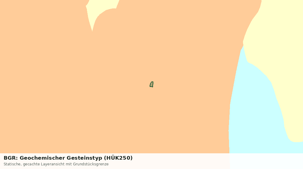 Statische Kartenansicht: BGR: Geochemischer Gesteinstyp (HÜK250)
