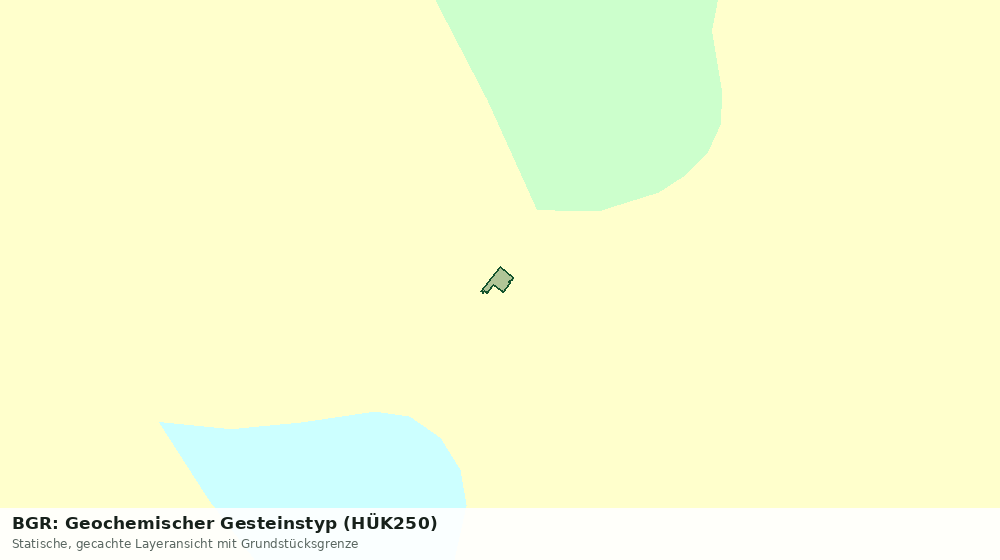 Statische Kartenansicht: BGR: Geochemischer Gesteinstyp (HÜK250)