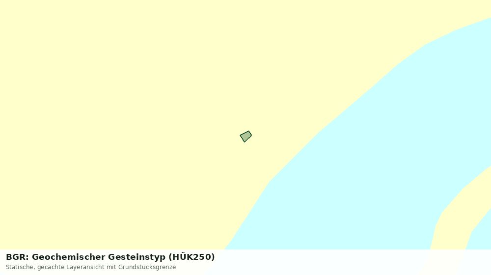 Statische Kartenansicht: BGR: Geochemischer Gesteinstyp (HÜK250)