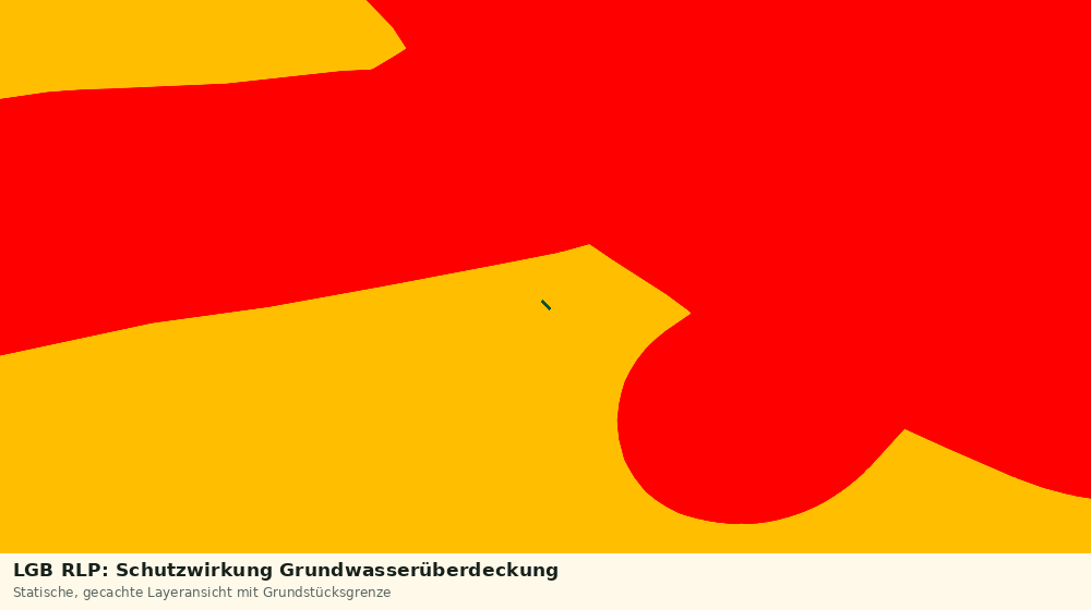 Statische Kartenansicht: LGB RLP: Schutzwirkung Grundwasserüberdeckung