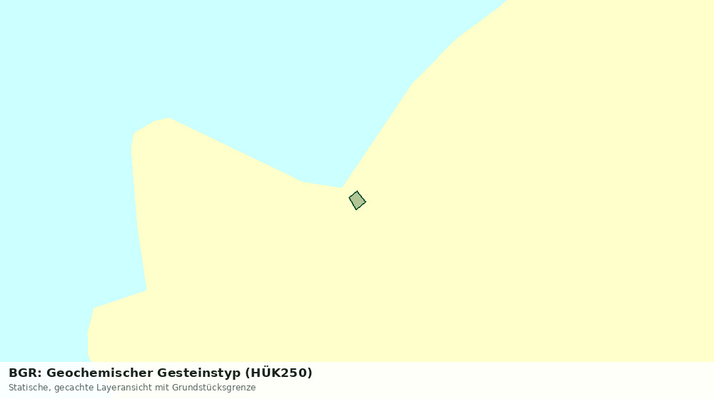 Statische Kartenansicht: BGR: Geochemischer Gesteinstyp (HÜK250)