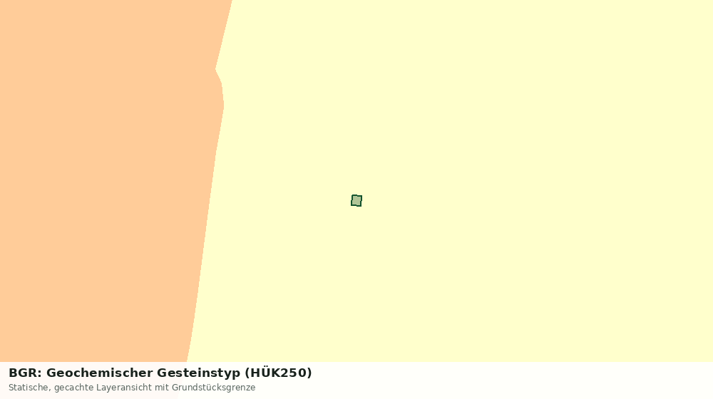 Statische Kartenansicht: BGR: Geochemischer Gesteinstyp (HÜK250)