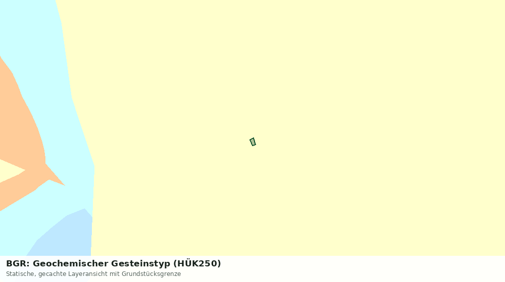 Statische Kartenansicht: BGR: Geochemischer Gesteinstyp (HÜK250)