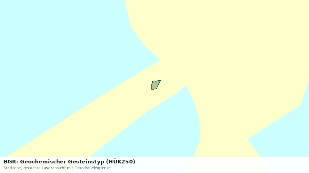 Statische Kartenansicht: BGR: Geochemischer Gesteinstyp (HÜK250)