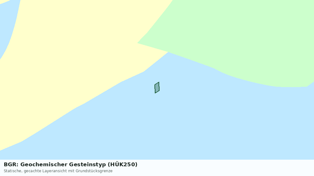 Statische Kartenansicht: BGR: Geochemischer Gesteinstyp (HÜK250)