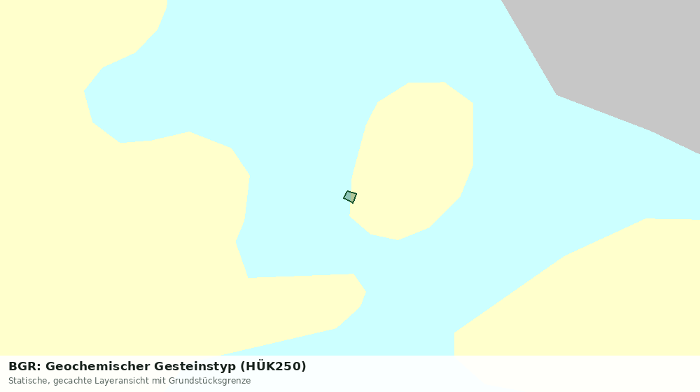 Statische Kartenansicht: BGR: Geochemischer Gesteinstyp (HÜK250)