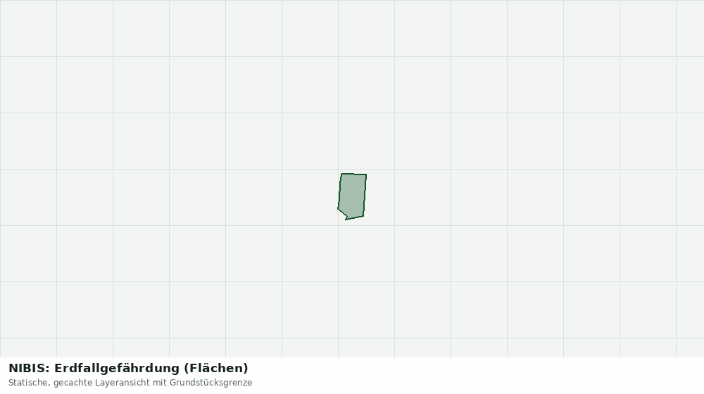 Statische Kartenansicht: NIBIS: Erdfallgefährdung (Flächen)