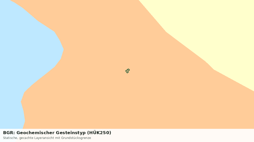 Statische Kartenansicht: BGR: Geochemischer Gesteinstyp (HÜK250)