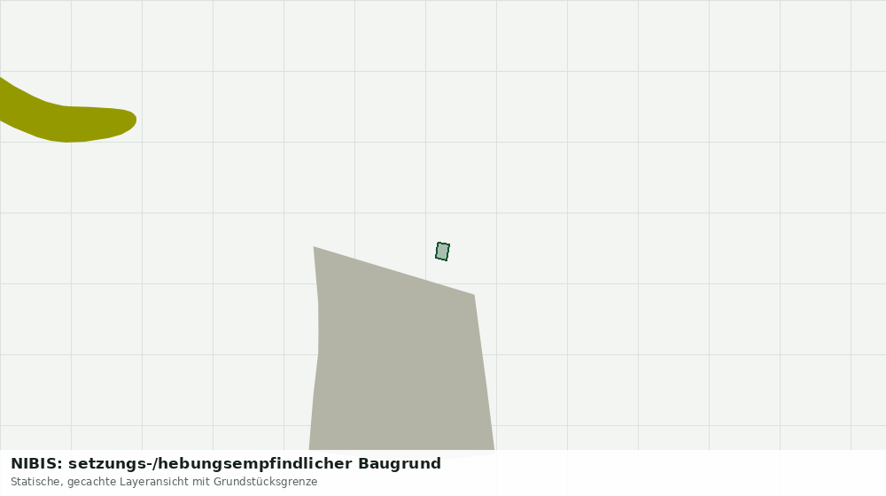 Statische Kartenansicht: NIBIS: setzungs-/hebungsempfindlicher Baugrund
