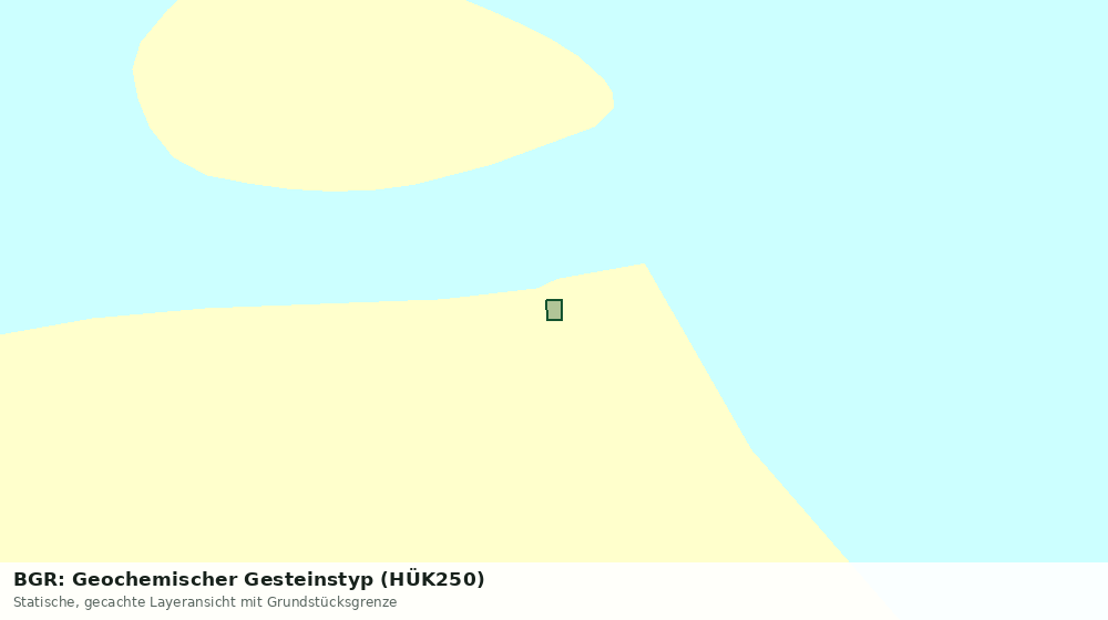 Statische Kartenansicht: BGR: Geochemischer Gesteinstyp (HÜK250)
