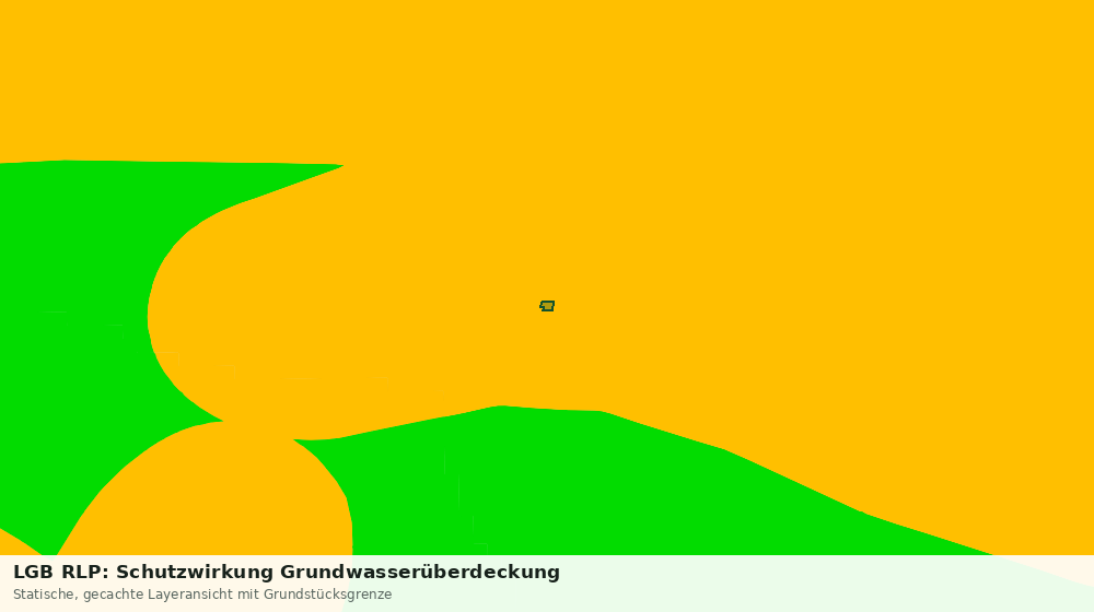 Statische Kartenansicht: LGB RLP: Schutzwirkung Grundwasserüberdeckung
