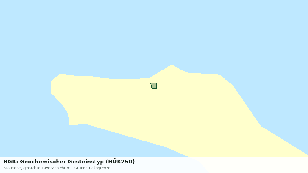 Statische Kartenansicht: BGR: Geochemischer Gesteinstyp (HÜK250)