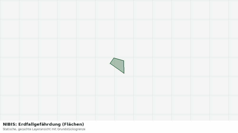 Statische Kartenansicht: NIBIS: Erdfallgefährdung (Flächen)