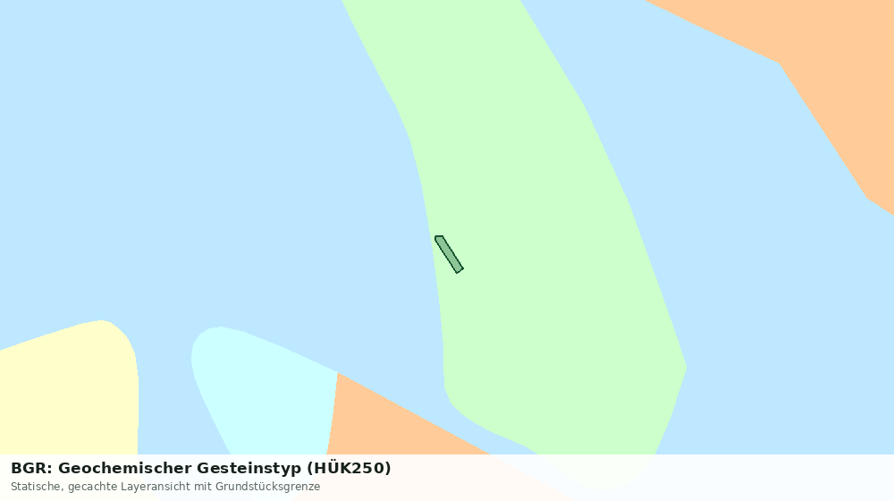 Statische Kartenansicht: BGR: Geochemischer Gesteinstyp (HÜK250)